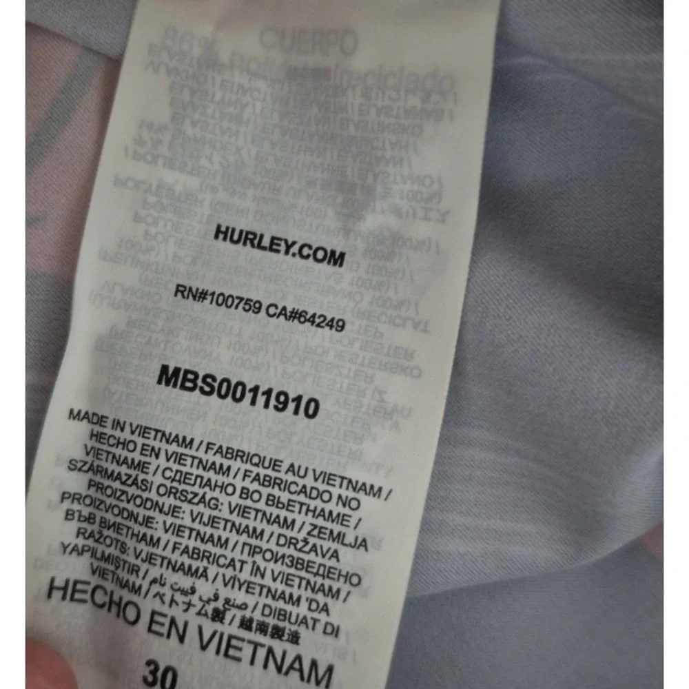 Hurley Swim Trunk Mens 30  Color‎ Multi Phantom Weekender 20  9